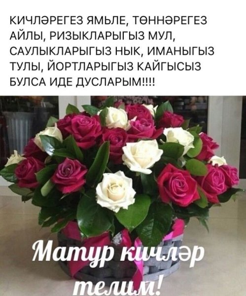 Хорошего вечера и доброй ночи на татарском языке