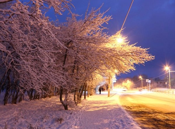 Рассвет зимой