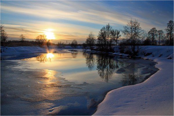 Ранняя Весна закат