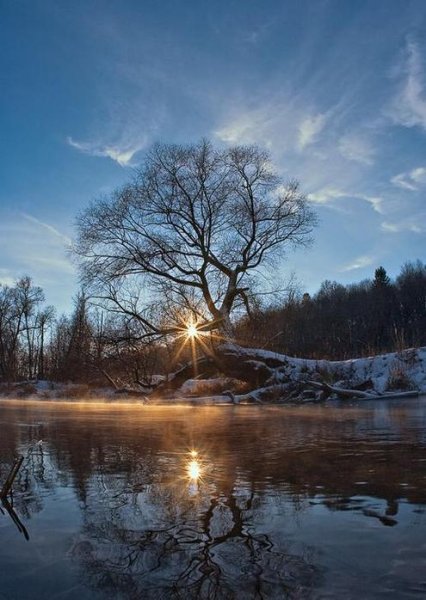 Весна вечер природа