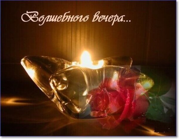 Открытки волшебного вечера