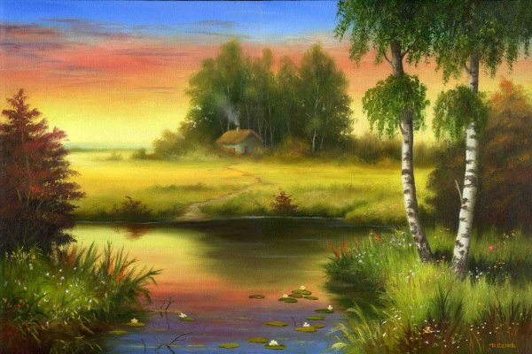 Картины художников природа