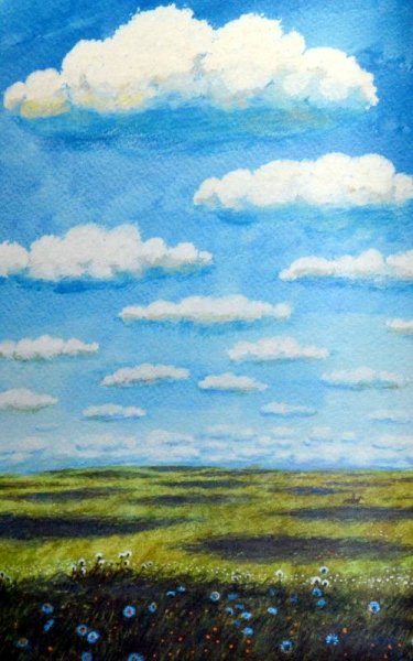 Иллюстрация к стихотворению летний вечер