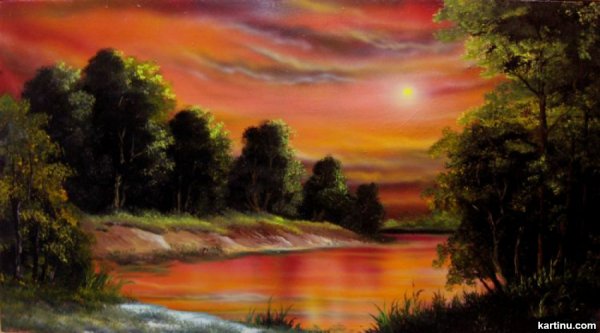 Пейзаж маслом