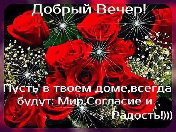 Добрый вечер Танюша