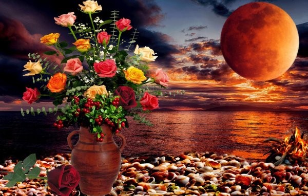 Природа вечер