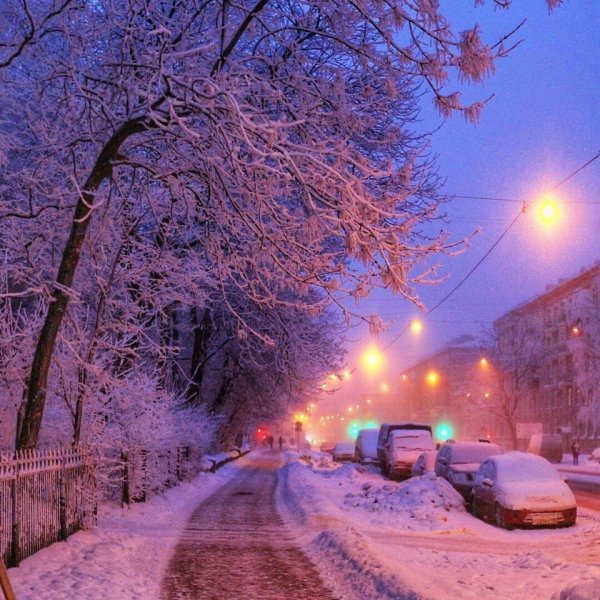 Зимний город