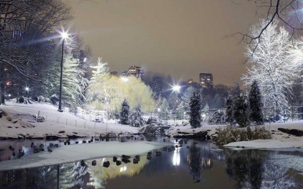 Картинки зимний вечер в городе (40 фото)