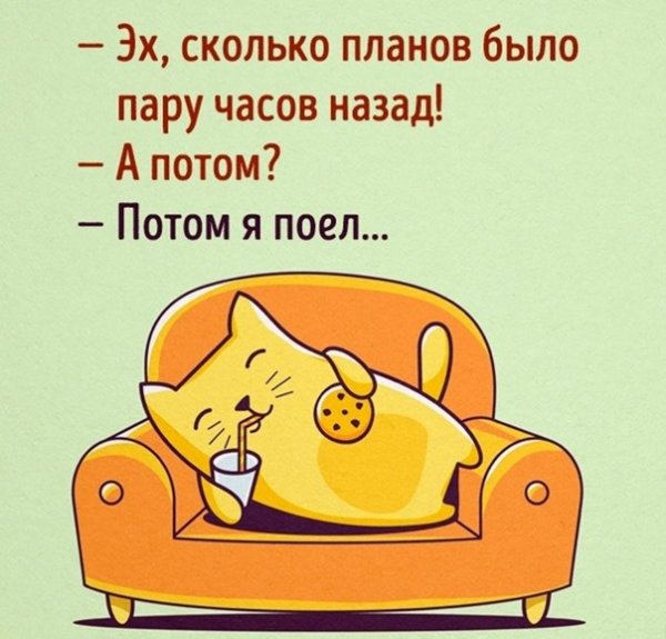 Столько дел было а потом я поела