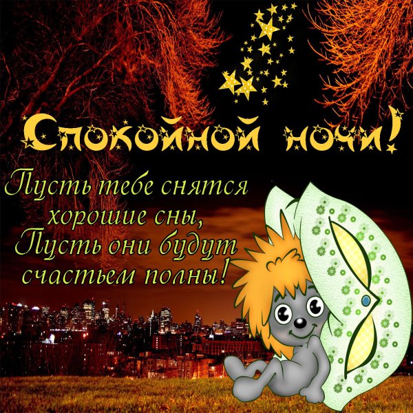 Спокойной ночи