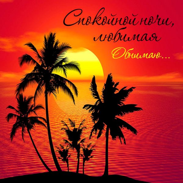 Пожелания на ночь любимому мужчине картинки