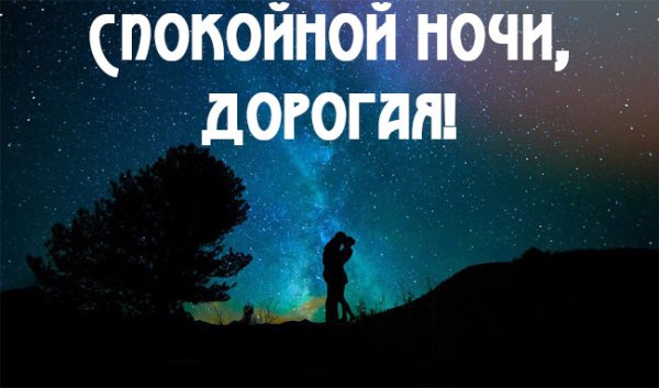 Спокойной ночи дорогой мой