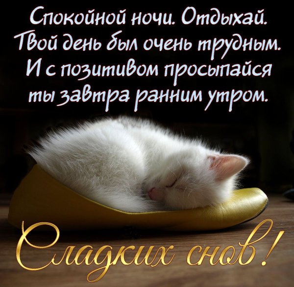 Пожелания спокойной но