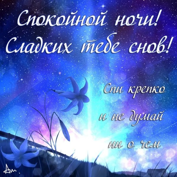 Пожелания спокойной ночи