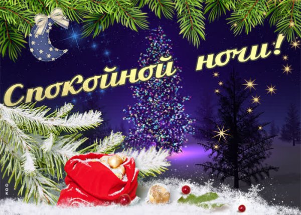 Спокойной ночи зимой