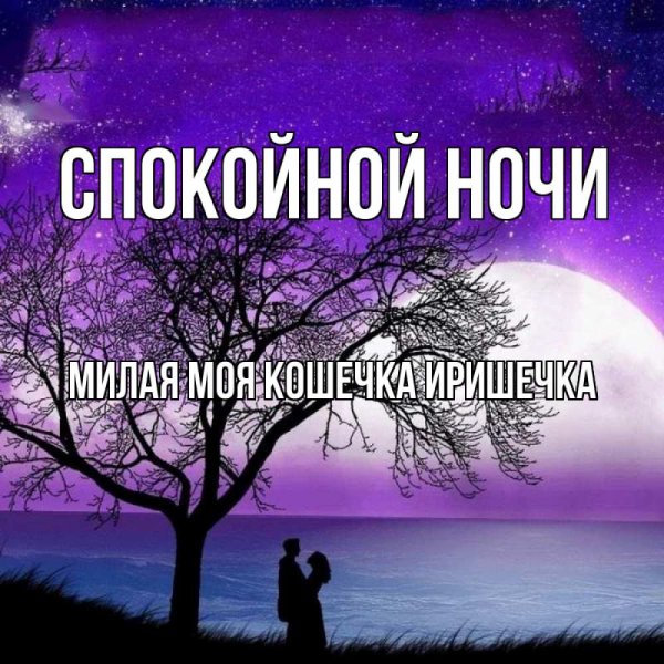 Спокойной ночи любимая