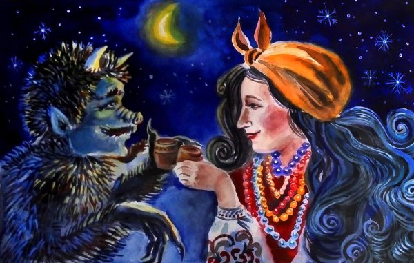 Вечера на хуторе близ Диканьки ночь перед Рождеством