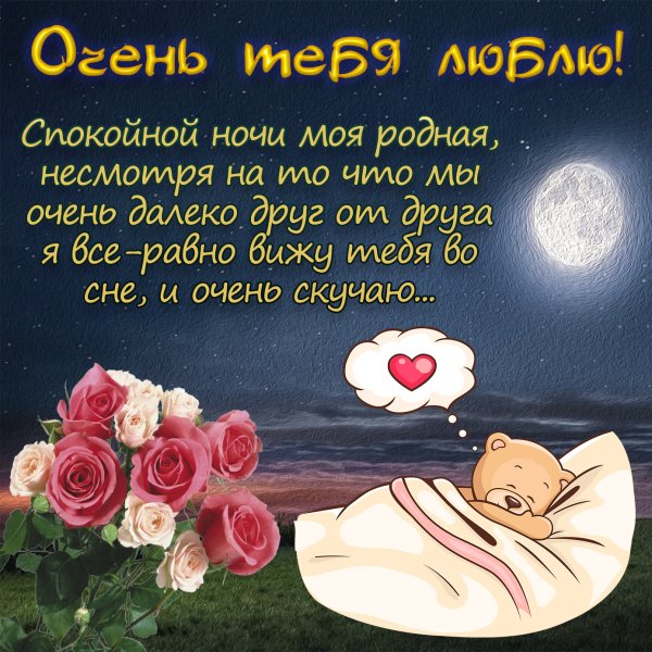 Спокойной ночи любимому