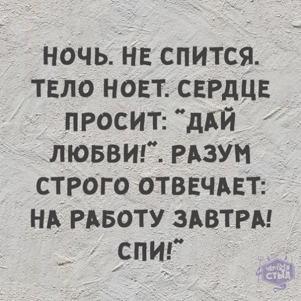 Не спится бы мне стих