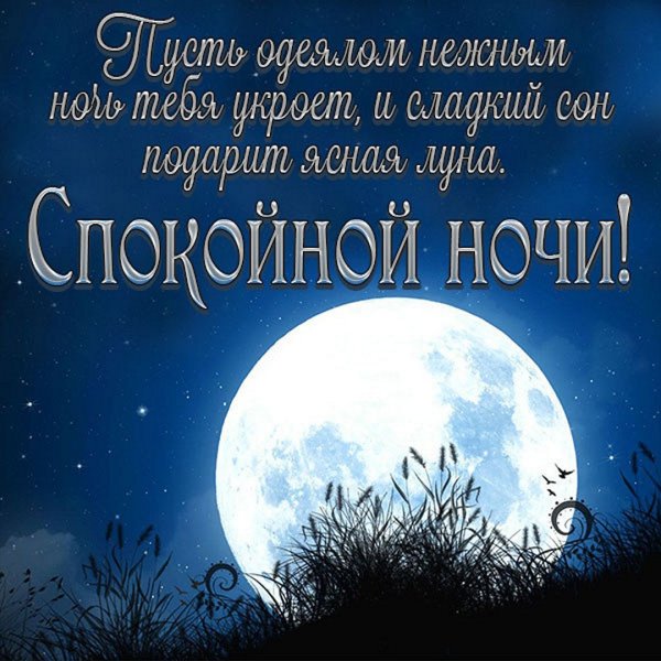 Спокойной ночи с цветами