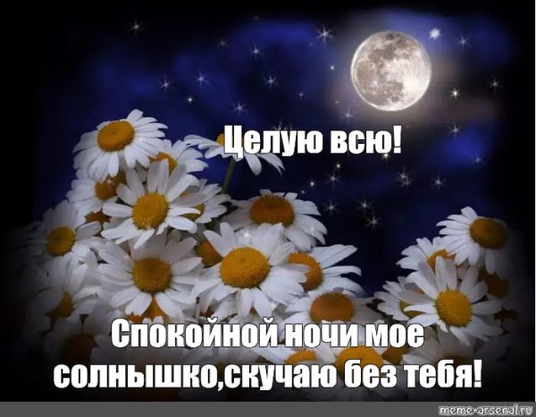 Солгышко моё спокойной ночи