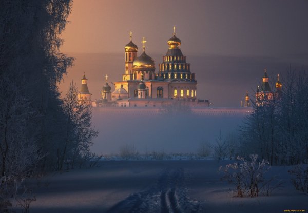 Новоиерусалимский монастырь зима