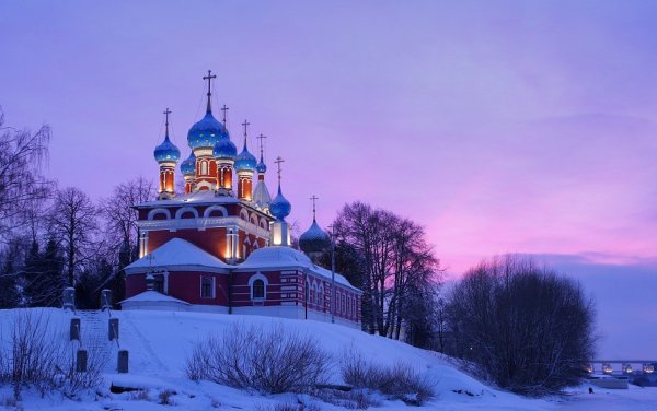 Мышкин Успенский собор зима
