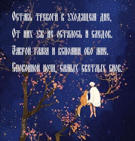 Мудрые пожелания на ночь