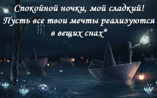 Спокойной ночи мой любимый мальчик