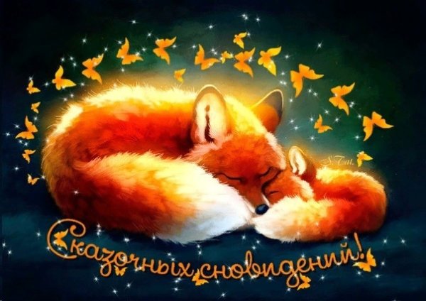 Спокойной ночи Лисичка