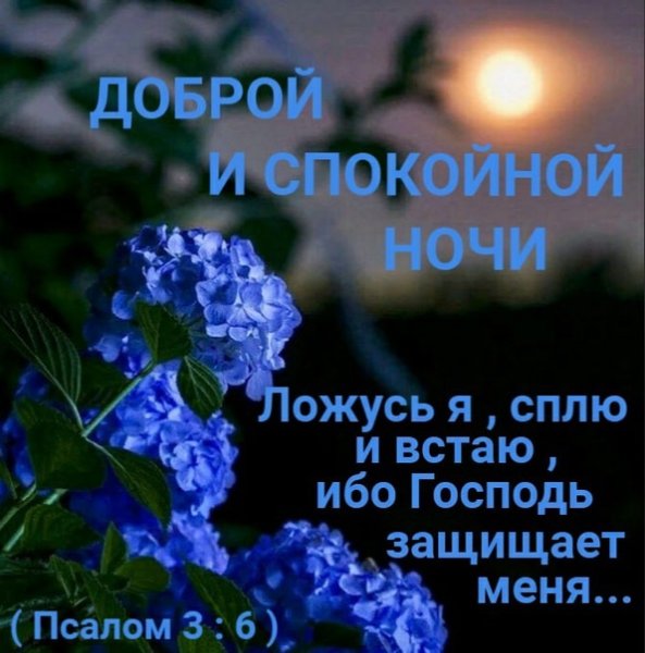 Доброй благословенной ночи