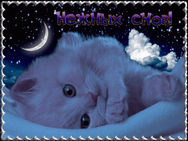 Открытки спокойной ночи