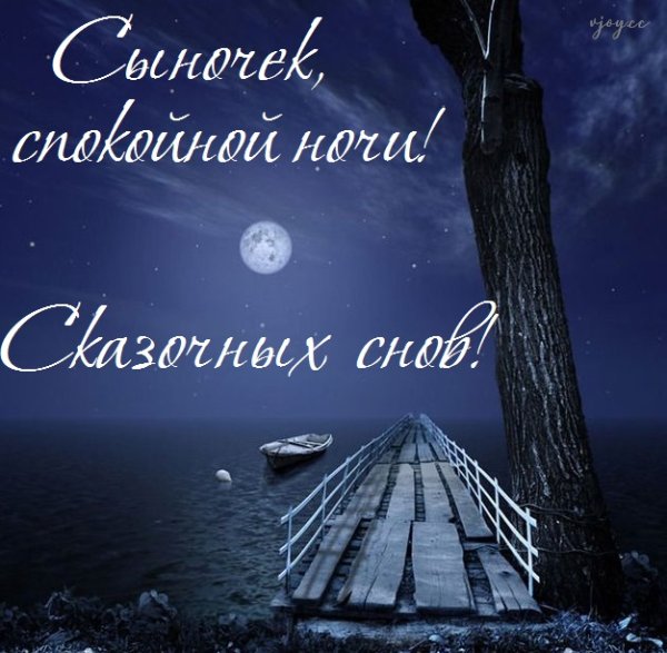 Сладких снов сыночек