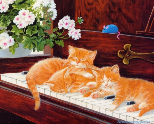 Кошки Персис Клейтон Вейерс картины