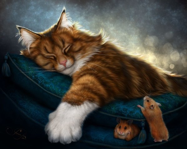 Коты фэнтези