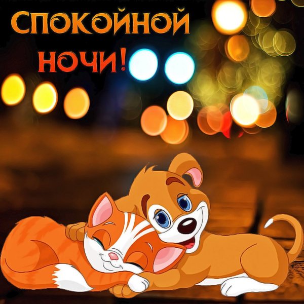 Открытки спокойной ночи