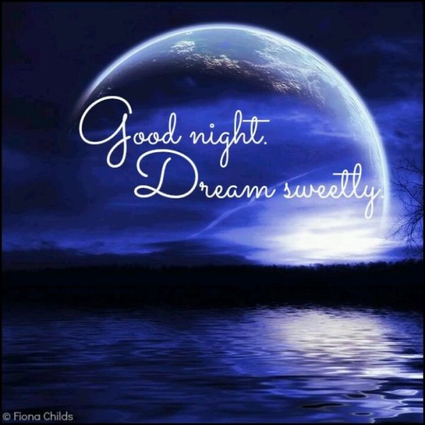 Goodnight открытка