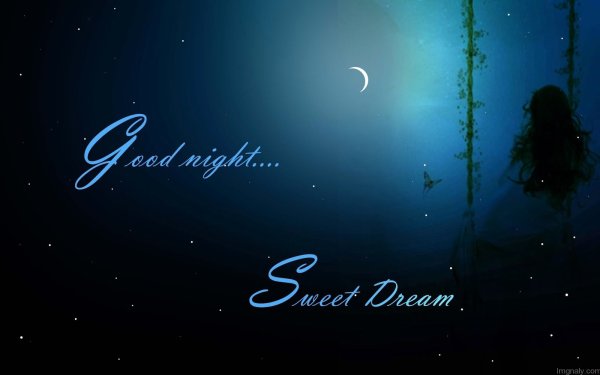 Открытки good Night Sweet Dreams