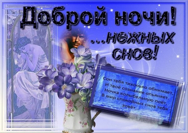 Пожелания доброй ночи