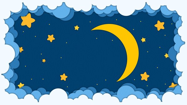 Луна и звезды