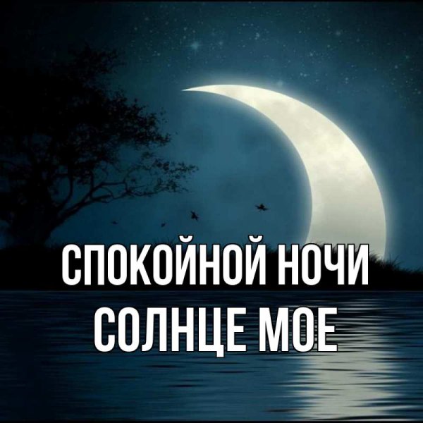 Спокойной ночи солнышко