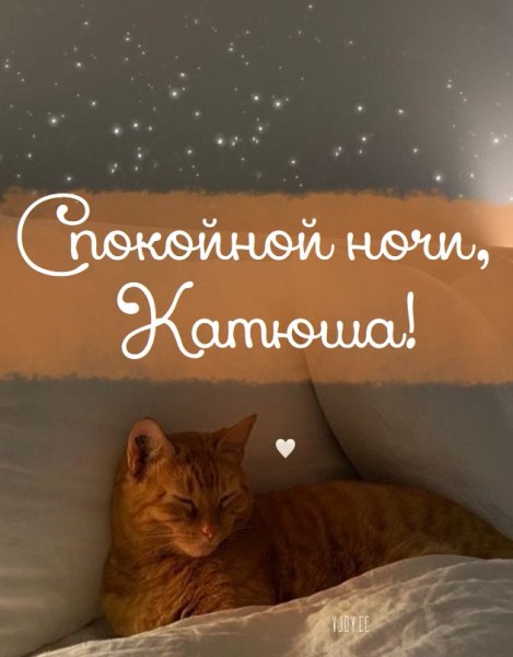 Спокойной ночи Катя