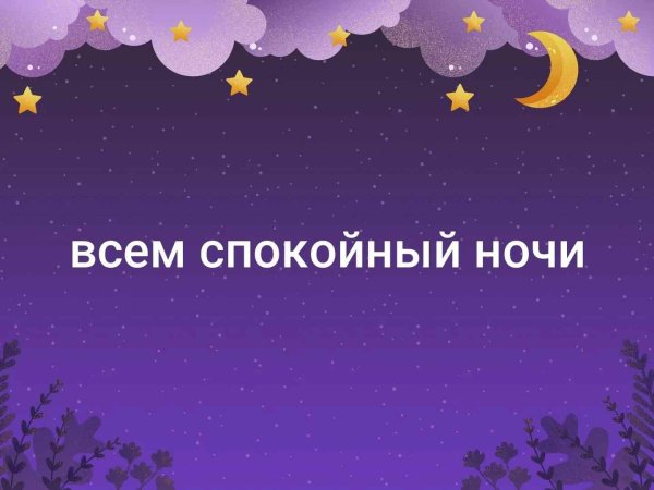 Спокойной ночи Соня