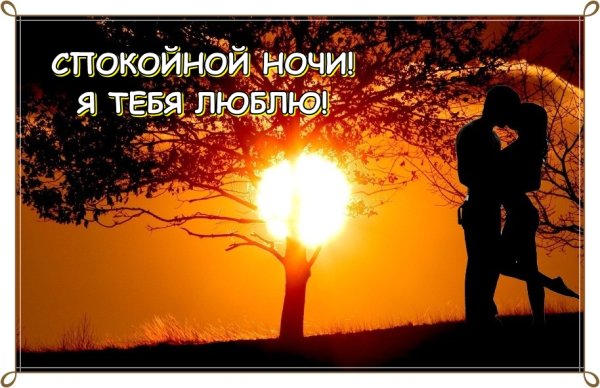 Спокойной ночи любовь любимый