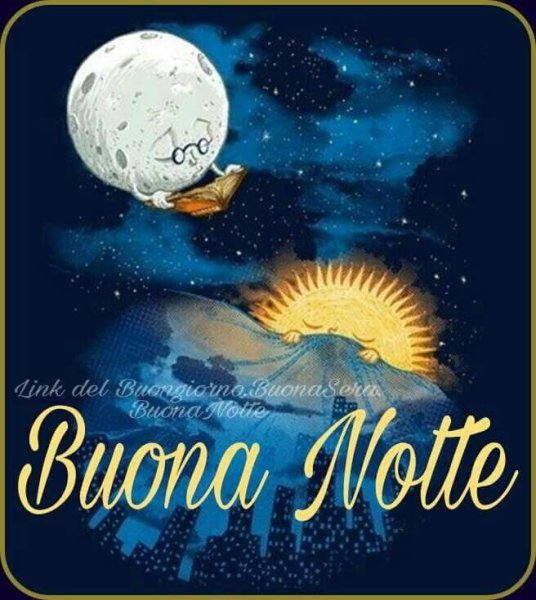 Открытки спокойной ночи на итальянском