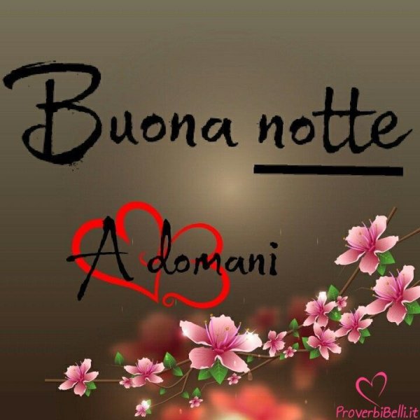 Открытки спокойной ночи на итальянском