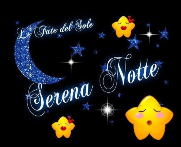 Открытки buona notte amico mio