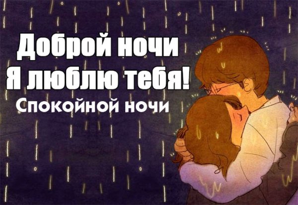 Доброй ночи любимый