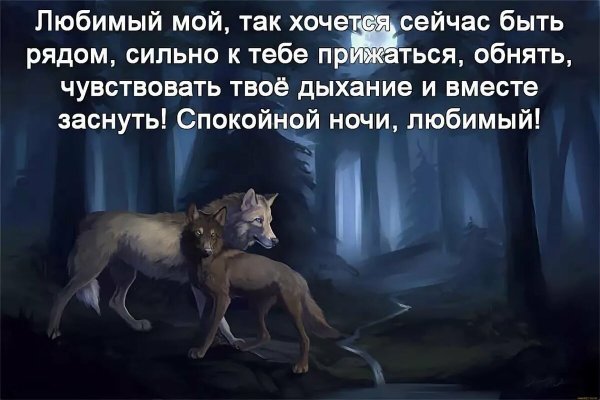 Пожелания спокойной ночи любимому