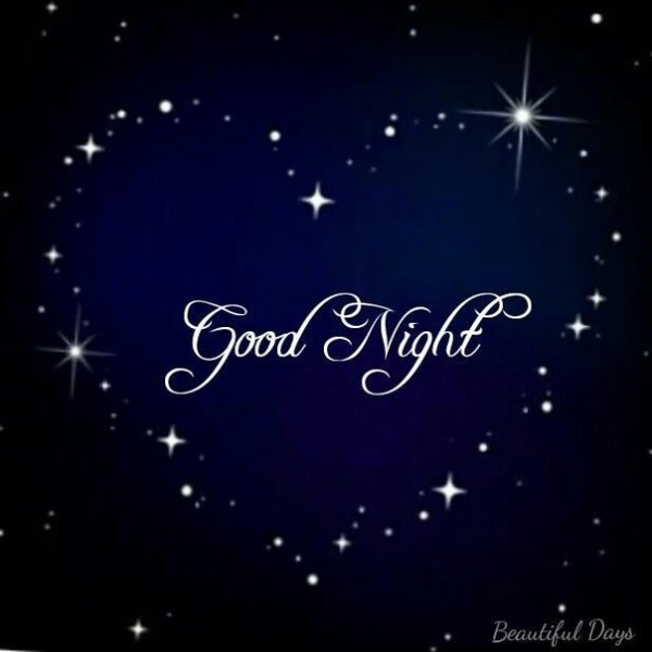 Открытка good Night для мужчины